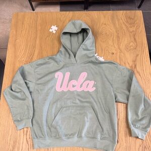 UCLA Light Green Sweatshirt with Blue Accent